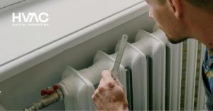 HVAC Employee adjusting hose