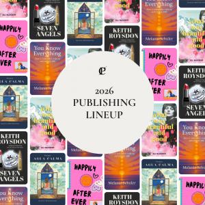 A display of several book covers arranged side by side, featuring diverse designs, colors, and typography.