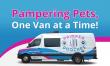 Primped Pooches Mobile Dog Spa Expands Service Areas with Addition of New Grooming Van