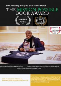 The Mission Possible Book Award Movie Poster with added laurel from AGPIFF