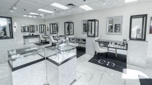 Interior showroom at Christopher Fine Diamonds jewelry store in Chandler, Arizona