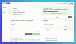 AutoSPF dashboard