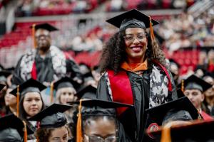 two student nurses stand