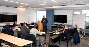 With 10 years of training experience, Tennessee-based firm Thatcher Lewis has announced it will be expanding its leadership training services nationwide Instructor leads leadership training for police agency supervisors, focusing on accountability, communication, and real-world decision-making in a classroom setting.