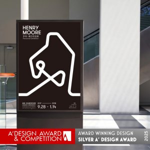 The A' Design Award, a highly prestigious and well-recognized award in the field of graphic design, has announced Yuxin Feng's Henry Moore Exhibition by Yuxin Feng
