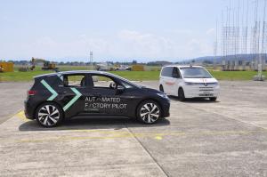 Volkswagen ID.3 on Embotech Technology Center Test Site