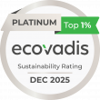 SIG Earns EcoVadis Platinum Status for Seventh Consecutive Year with Record Score of 99/100.