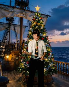A fresh burst of festive energy hits the holiday season with the release of "Merry Christmas Everyone", a new rock‑inspired Christmas anthem that blends classic warmth with stadium‑ready power ViennaCC on pirat ship with Christmas tree