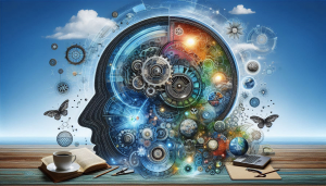 colorful image of a human mind with gears and features signifying the workings of the mind