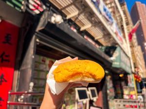 Baked Pork Bun in Chinatown on a Secret Food Tour