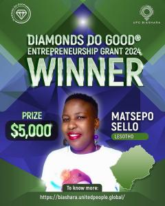 Matsepo Sello - DDG Winner - Lesotho