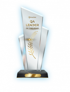 QA Leader Award of the Year Trophy