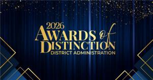 Dr. Jeff Horton of Southwest Metro Intermediate School District 288 in Minnesota and Dr 2026 DA Awards of Distinction Logo