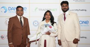 Dr. Sridevi Arunachalam welcomed as our esteemed chief guest by Shashank Madesha and Shankar V. Shivaprasad, the two pillars of International Business Magazine