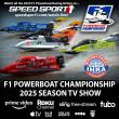 Remaining 2025 IHRA F1 Powerboat Championship Episodes Set to Air on Speed Sport 1