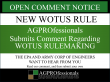 WOTUS Comment submitted on behalf of AGPROfessionals and Agricultural Clients