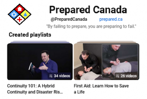Prepared Canada Continuity and 1st Aid Videos