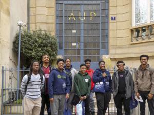 April 2024 IYLP all-male cohort at the American University of Paris