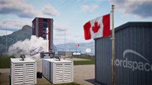 Atlantic Spaceport Complex Rendering of Responsive Launch System (RLS)