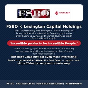 Image graphic announcing the partnership of FSBO and Lexington Capital Holdings