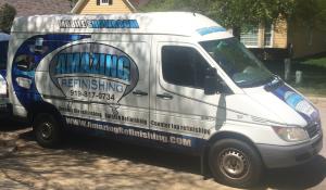 Amazing Bathtub Refinishing service vehicle.