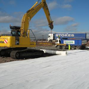 High Quality PET Geotextile Application