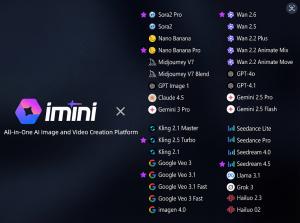 iMini AI ワンストップ画像・動画作成プラットフォーム