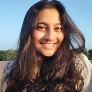 Projio scholarship winner, Adithi Garood.