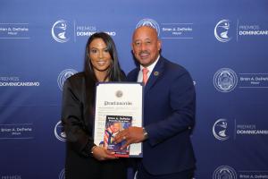 Receives proclamation