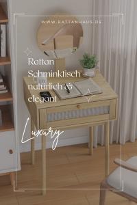 rattan-schminktisch