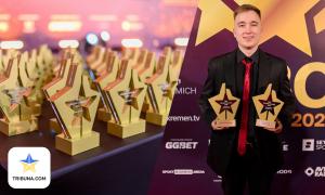 Premios SBC Awards 2025 para Football Xtra de Tribuna.com y el periodista deportivo Stanislav Oroshkevych