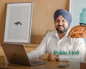 Robin Virdi, Founder of LuxMove Thailand, premium chauffeur and luxury transport brand in Thailand.