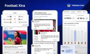 Football-Xtra-App mit Live-Ergebnissen, Fußballstatistiken, Spielergehältern und Fan-Diskussionen