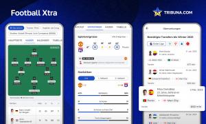 App Football Xtra con alineaciones, estadísticas en vivo y datos de fichajes