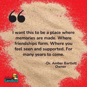 Parents seeking fun activities for their young children, and a venue where they can share experiences with other parents, will soon have a place designed and built with them in mind Asher's Sandbox illustration 2