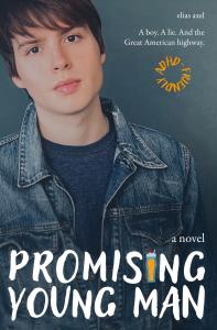 Promising Young Man book cover with Adhd-friendly icon