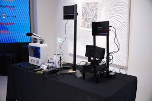  A view of AJ2’s iris-recognition solution lineup was showcased at the Global Media Meetup.