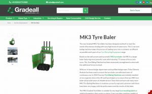 EU Circular Economy Act 2026 Set to Transform European Tyre Recycling Sector 19 The new Gradeall MK3 Tyre Baler has been designed and built to meet the needs of businesses dealing with very high levels of waste tyres.