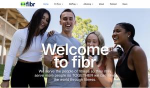 This is an image of the home page of the FIBR website.
