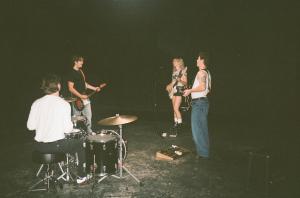In Your Walls' new single “Blue” is a focused and emotionally direct release that continues the band’s steady rise within Canada’s alternative rock scene and their build-up for their upcoming album Members of Toronto indie rock band In Your Walls playing together during a rehearsal.