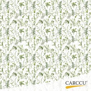 Green Nature: Warm eucalyptus tones and botanical motifs designed to complement loose, nature-inspired bouquets.