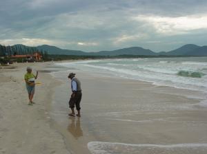 Beach at Barra de Lagoa - Santa Catarina Island - Brazil