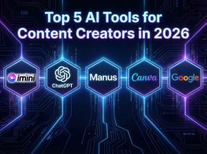 Top 5 AI Tools for Content Creators in 2026