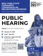 New York State Community Commission on Reparations Remedies Kicks Off New Year With Business Meetings and Public Hearing