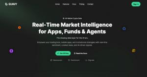 Guavy API website screen shot