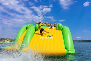 Wibit Wave Inflatable Slide - Best New Product Winner of the 2025 IAAPA Brass Ring Award