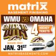 Matrix Basements Joins the Crowd at WMU Hockey Game and a Ticket Giveaway