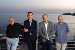 Prof. Dragan Primorac with Nobel Laureates Prof. Aaron Ciechanover, Prof. Richard Roberts and Prof. Thomas Südhof