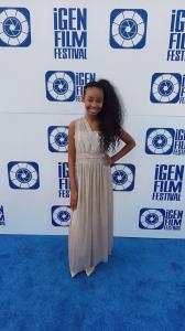 Amaryah Jones at the IGen Film Fest