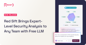 Red Sift, the company making the internet fundamentally safer, today announced the global availability of Red Sift Radar Lite, a free security LLM that tells users what issues to fix first A graphic showing how Radar Lite reports results for a users domain, with the title of the press release.
